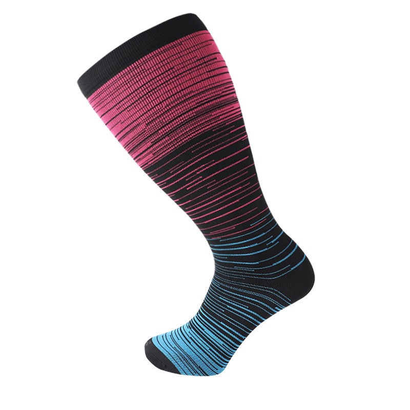 Fat Socks Colorful Rose Red