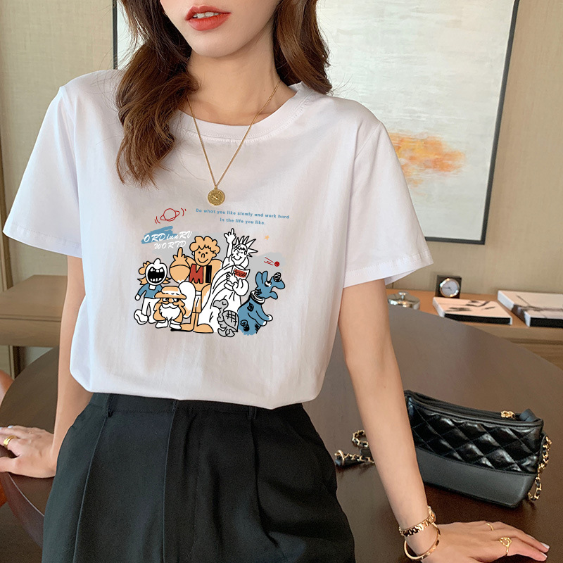 Women's Cotton Short-sleeved T-shirt