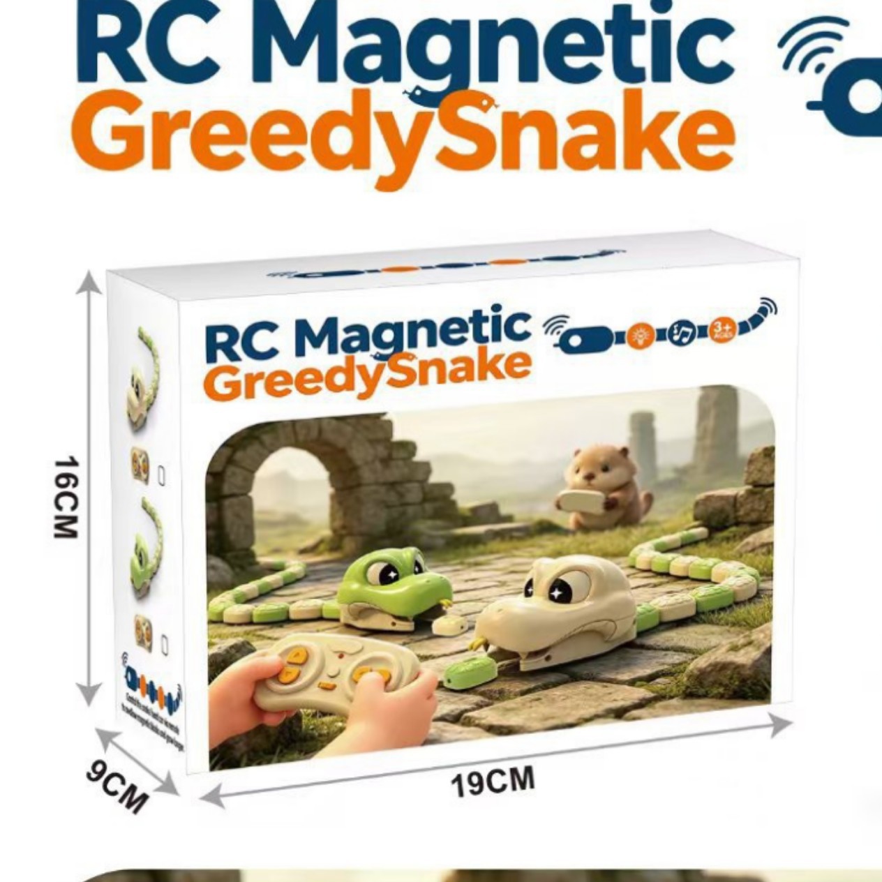 Electric Remote-control Magnetic Snake Toy