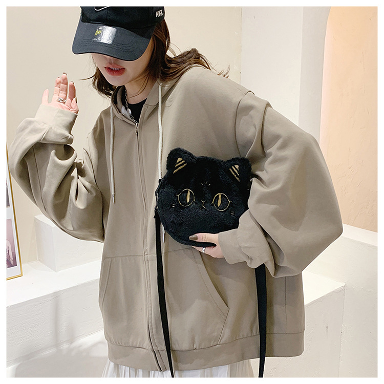 Title 1, Personality Plush Kitten New Fashion Messenger ...