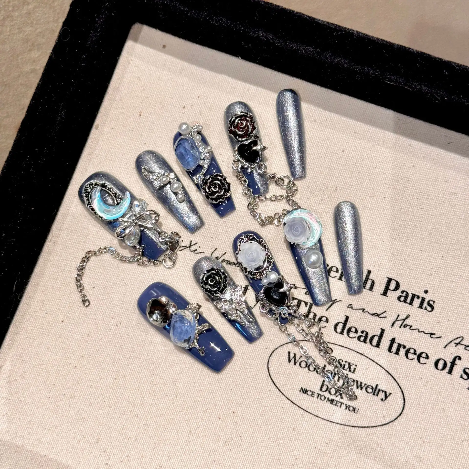 Yihe Handmade Wear Manicure Removable Nail Tip