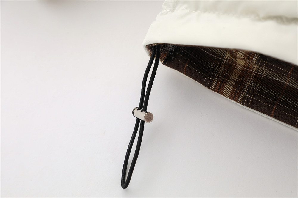 Double-sided Wear Double-sided Wear Plaid Stand Collar Cotton-padded Coat