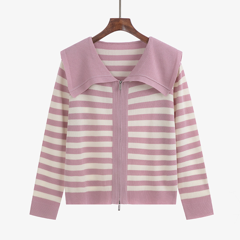 Pink Apricot Stripes