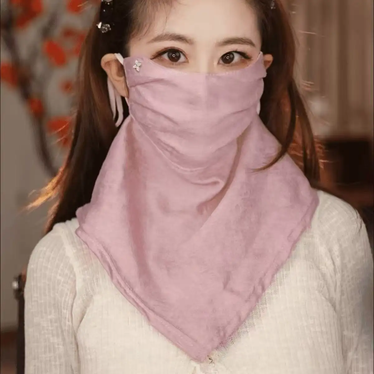 Sun Protective Face Mask Womens Summer Breathable