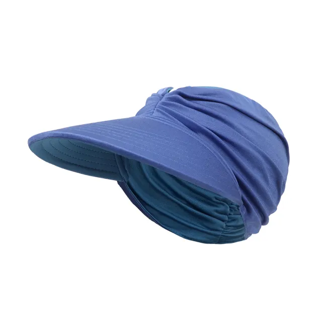 Sun Protection Hat Double sided Big Brim Air Top Sports Sapphire Blue Denim Blue - Shop at LoveMi