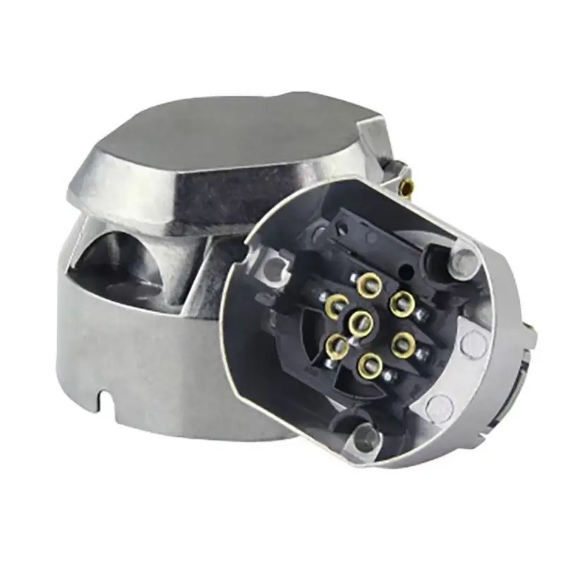 12V 7-Pin Aluminum Alloy Trailer Plug Connector