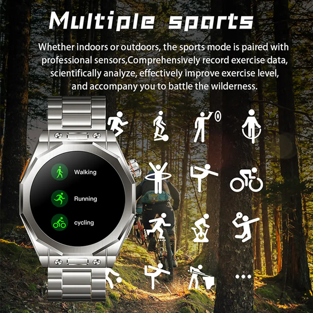 Smart Watch Waterproof GPS Track Outdoor Sports