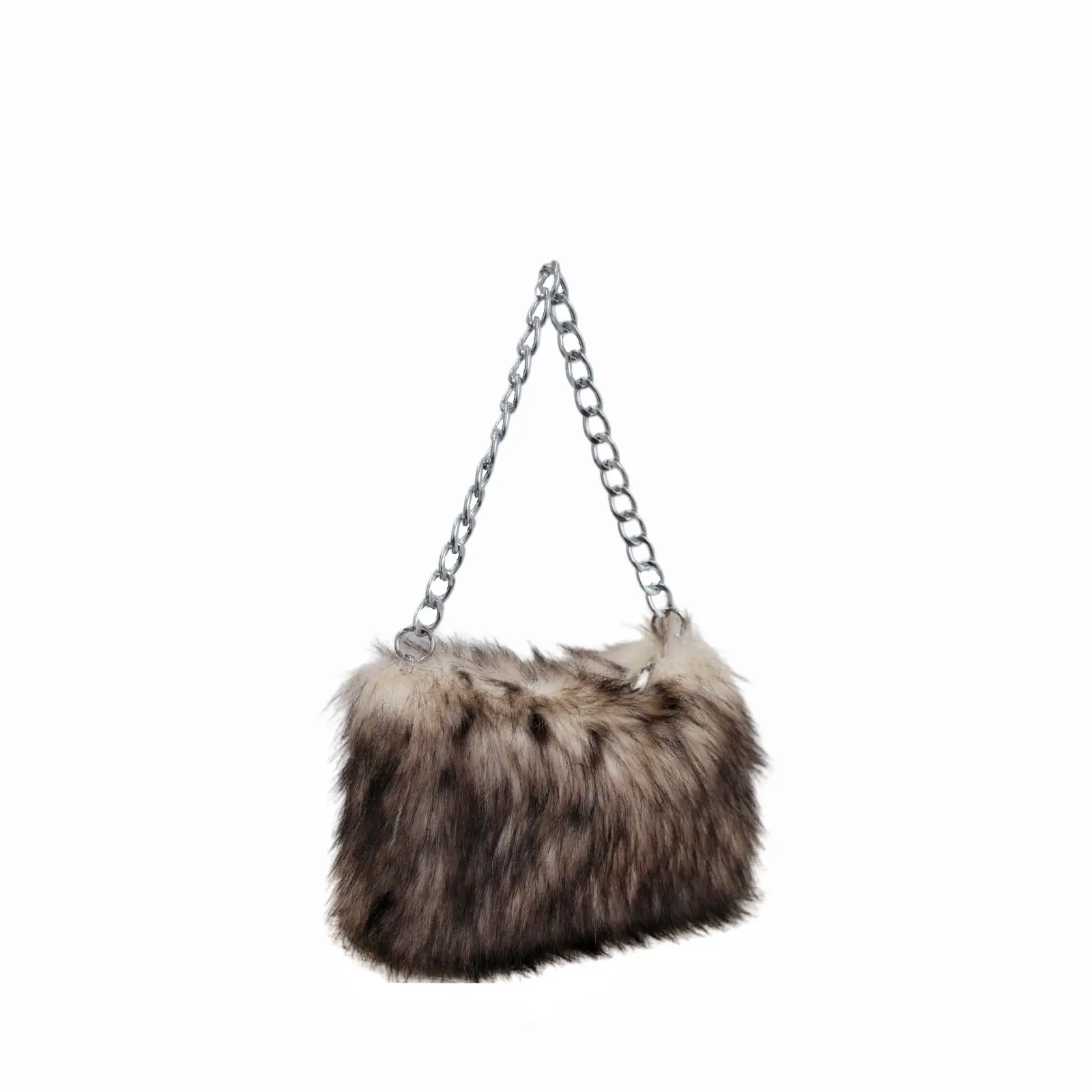 Japan And South Korea New Plush Underarm Shoulder Chain Bag