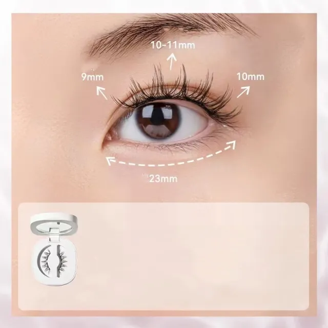 Widened Eyelash Soft Magnetic Suction Iris Tectorum Black - Shop at LoveMi