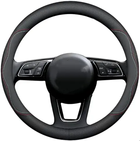 Universal 15-inch Non-Slip Breathable Steering Wheel Cover for Cars