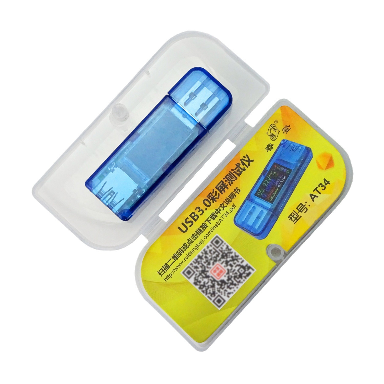 AT34 Digital Voltmeter USB Charger Detection Instrument — foto 10