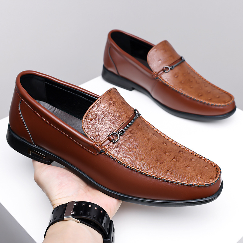 Mens Retro British-Style Leather Shoes