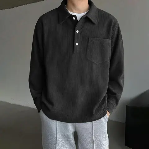 American Retro Casual Bottoming Shirt