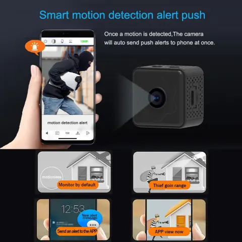 Low Power Wireless Camera Home Plug-in-free WiFi Remote Monitor