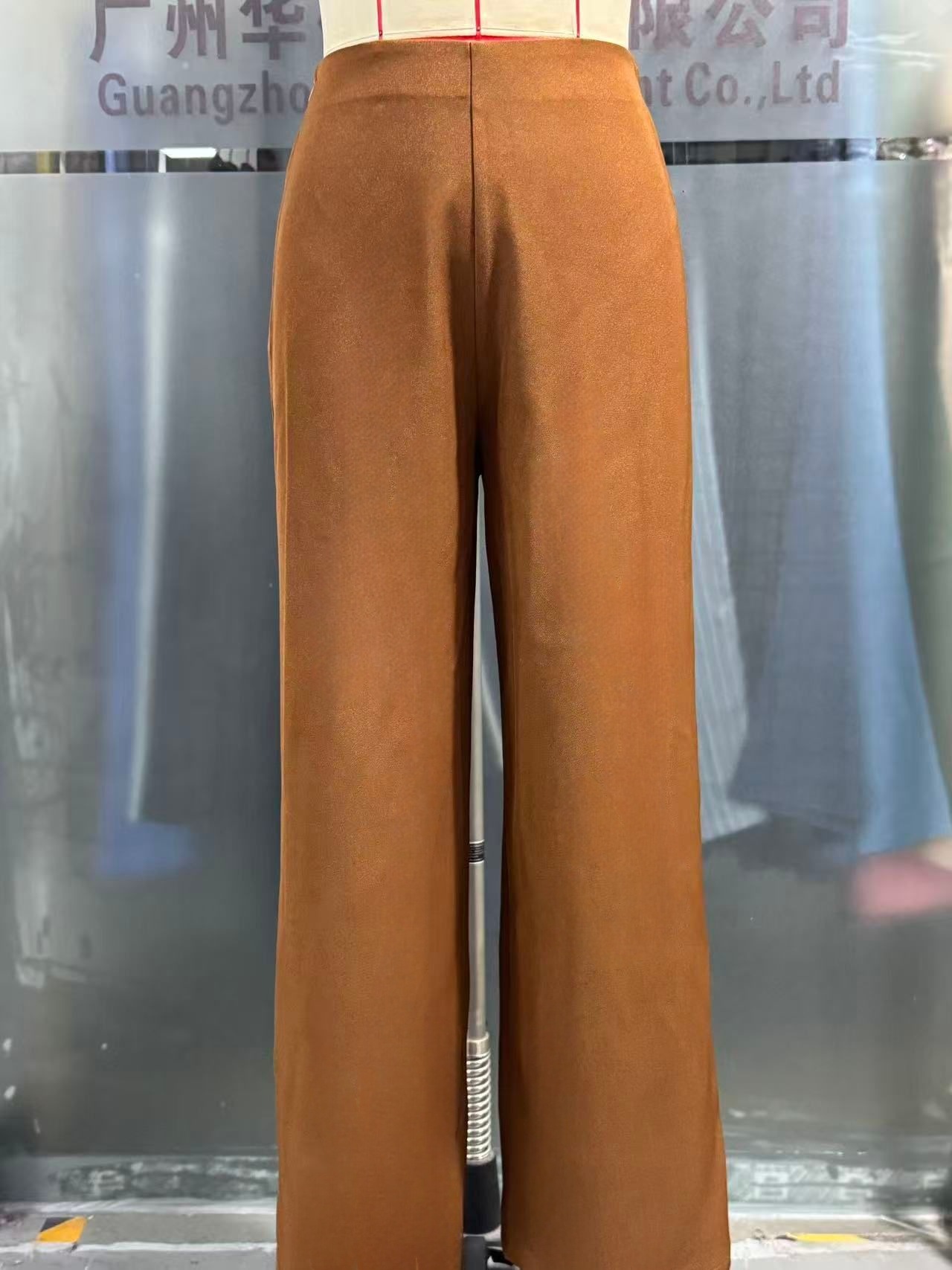 Womens Loose Straight-leg Casual Pants