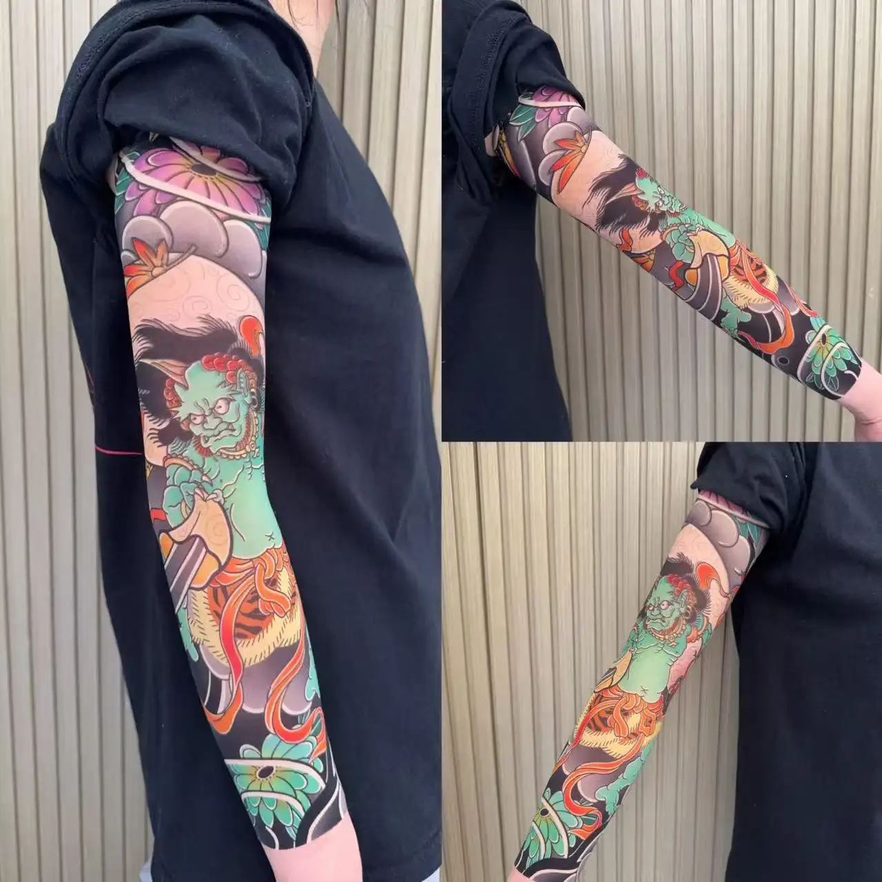 Flower Arm Sun Protection Ice Sleeve Unisex