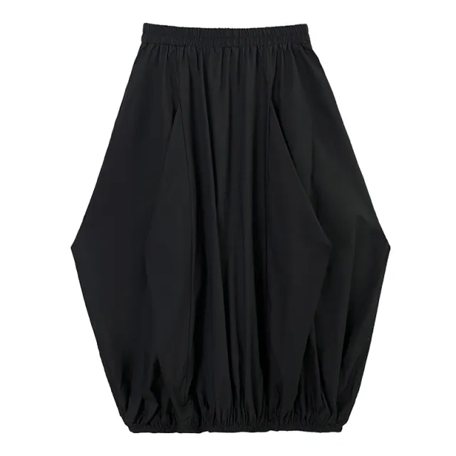 Plus Size Loose Design Lantern Dress Black - Shop at LoveMi