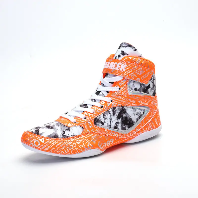 Men's Sneaker High-top Boxing Shoe Fashion Graffiti