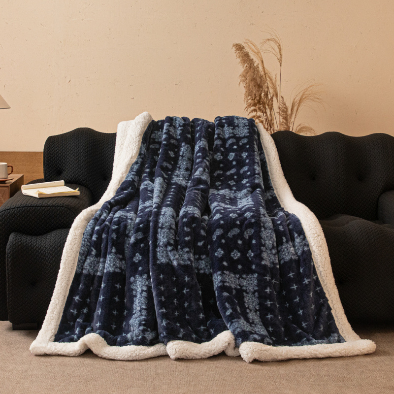 Double-Layer Plush Throw Blanket, picture 7 of 8