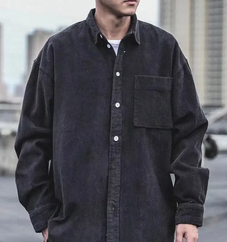 Ins Pu Shuai Work Clothes Shirt Coat