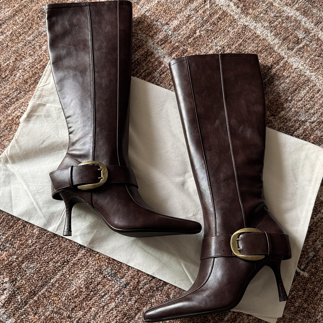Pointed-Toe High Boots, picture 4 of 5