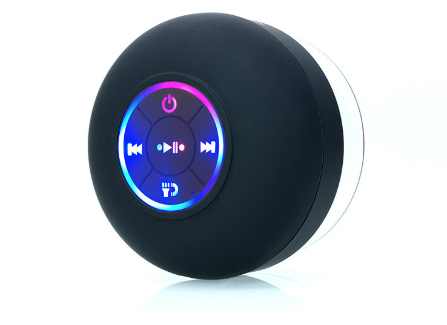 BTS07 Enceinte Bluetooth Étanche avec Lumière - Ventouse, Sans Fil, USB Recha - Photo 6 sur 11