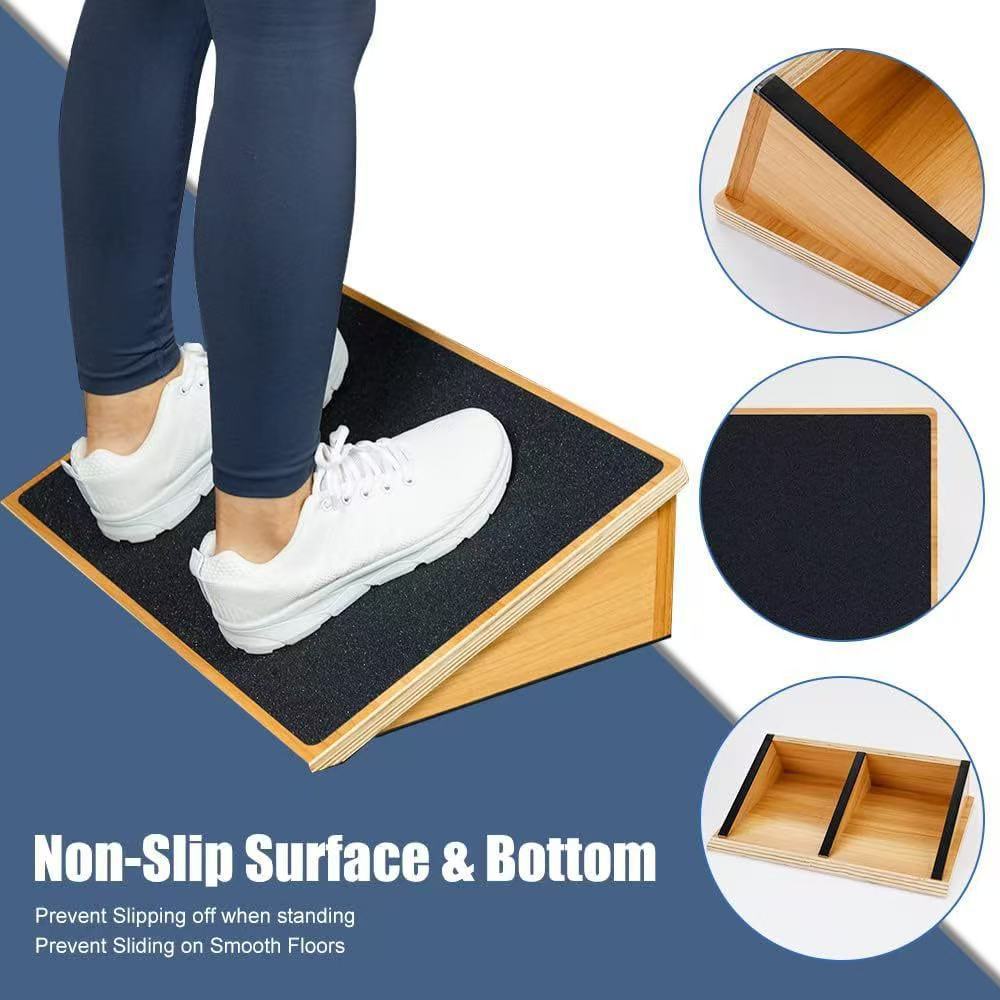 Wooden Bracing Plate Incline Step Squats