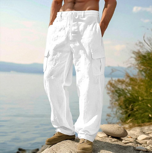 Men's Four Seasons Thin Loose Casual Wide-leg Pants - Image 2