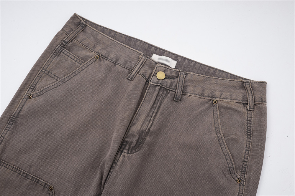 Fashion Letter Printing Straight-leg Trousers Men