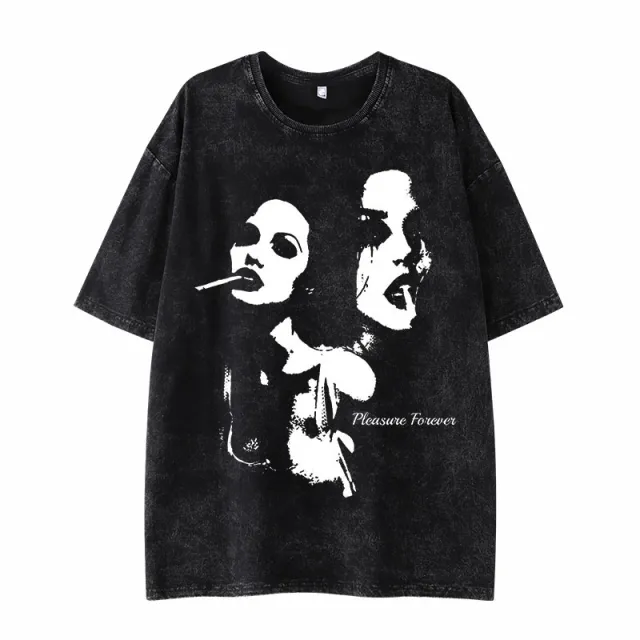 American Summer Ins Loose Street T shirt Short Sleeve 02061 Style - Shop at LoveMi