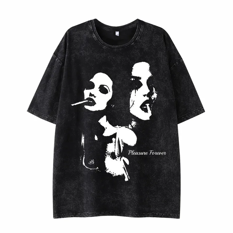 American Summer Ins Loose Street T-shirt Short Sleeve - 02061 Style