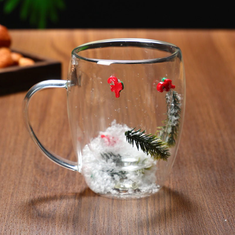 Title 4, Christmas High Borosilicate Heat-resistant Doub...