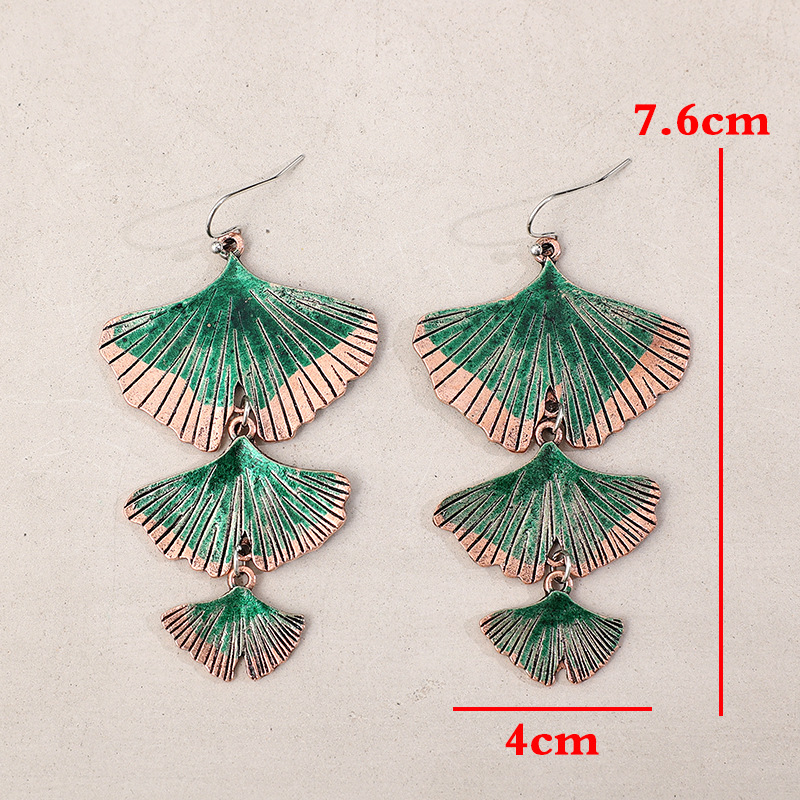 Vintage-style Multi-layer Alloy Earrings For Women