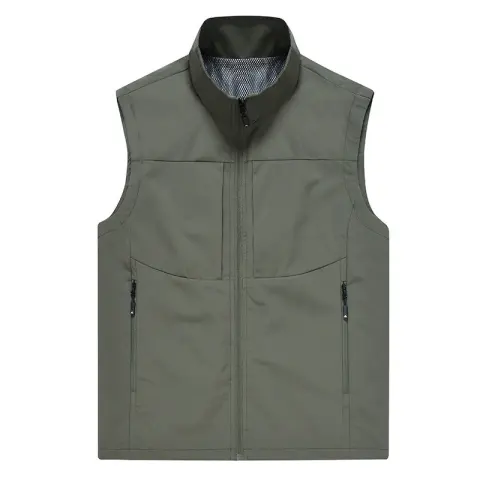 Casual Breathable Outdoor Photography Fishing Sport Cardigan Stand Collar