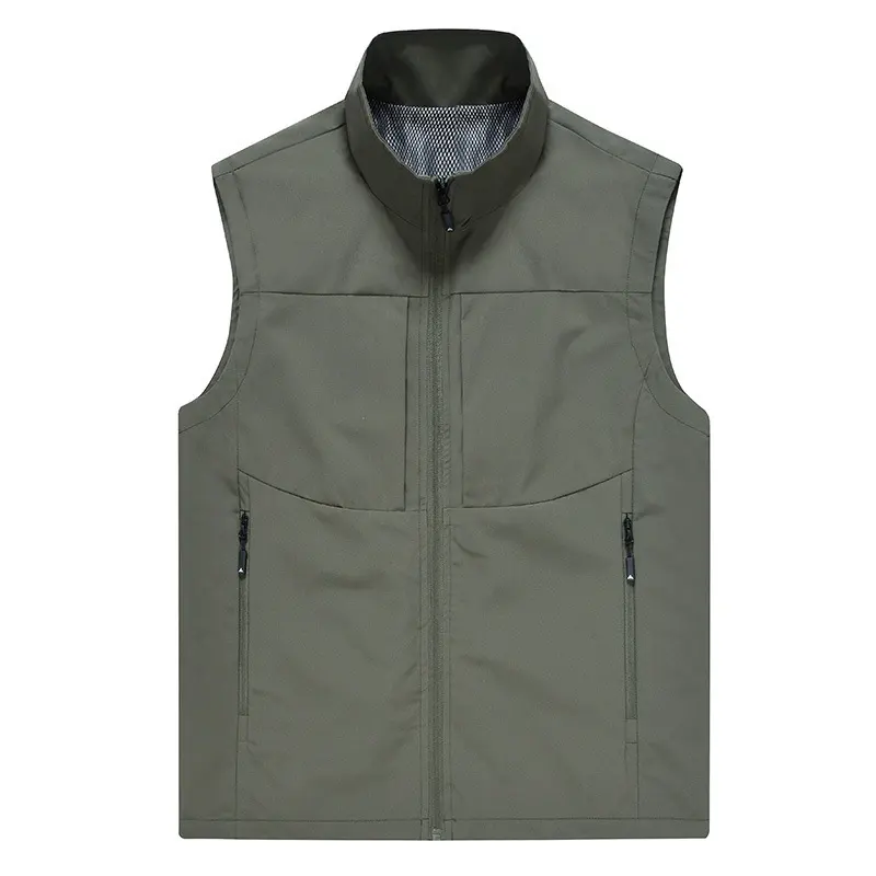 Casual Breathable Outdoor Photography Fishing Sport Cardigan Stand Collar