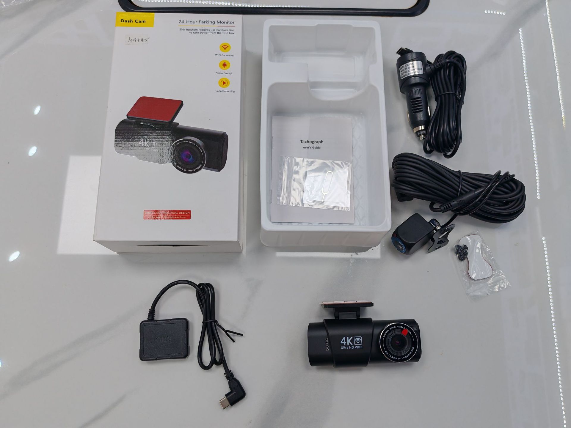 High definition Front and rear Dual Recording WiFi Smartphone Connectivity A Hidden In-car Dash Cam 6