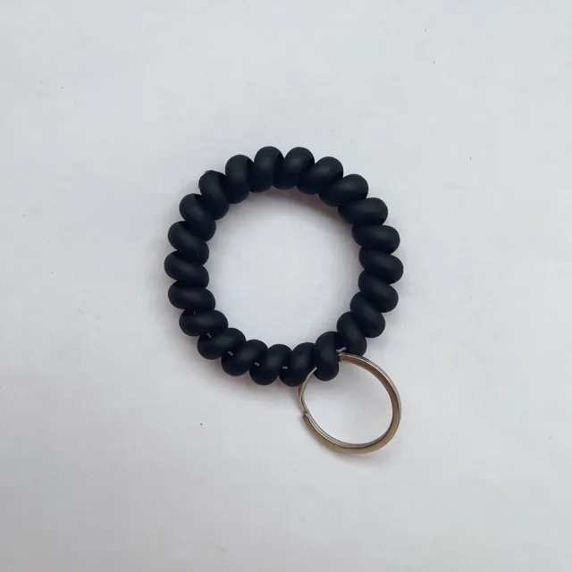 Color Spring Keychain Creative Pendant Black - Shop at LoveMi