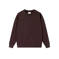 Autumn And Winter Loose Solid Colour Drop Shoulder Round Neck Sweater For Women - Wu Lekvar-3Xl - View 1