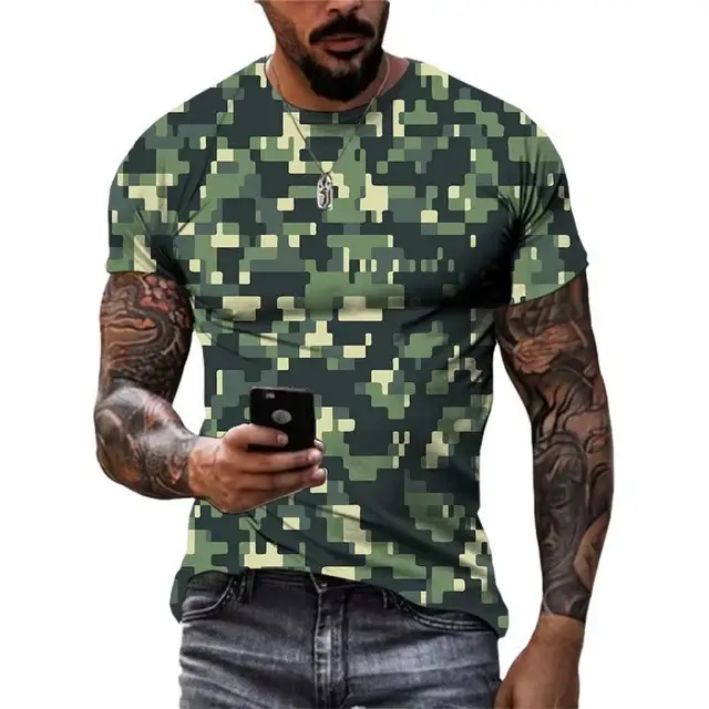 Simple Camouflage Pattern T-shirt