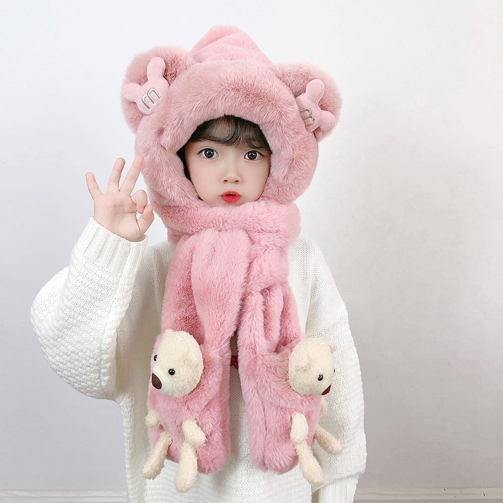 M Pocket Bear Pink Color