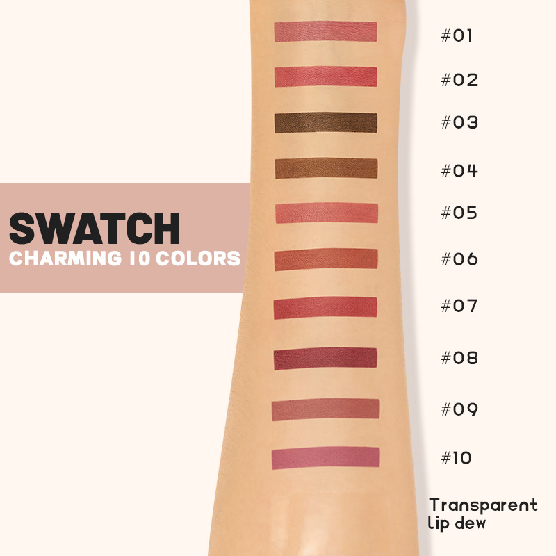 Double-headed Matte Lip Liner Transparent Moisturizing Lip Gloss - Image 3