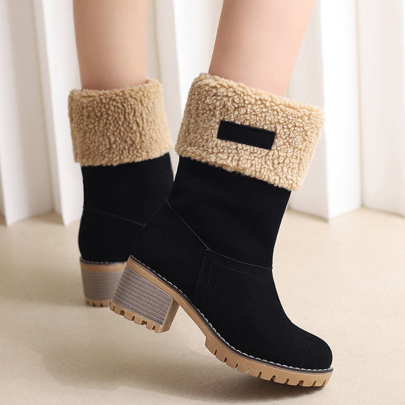 Fashion Personality Suede Low-cut Women's Boots - Image 2