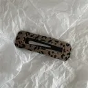 Coffee Leopard Long Square