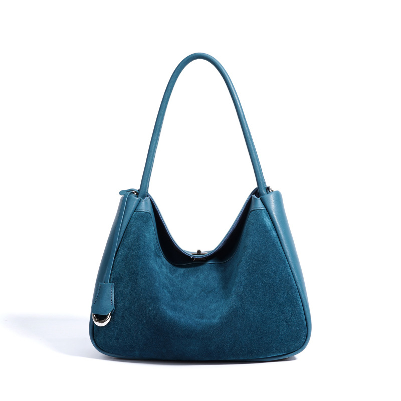 Versatile Genuine Leather Tote Bag Crafted From Matte Cowhide