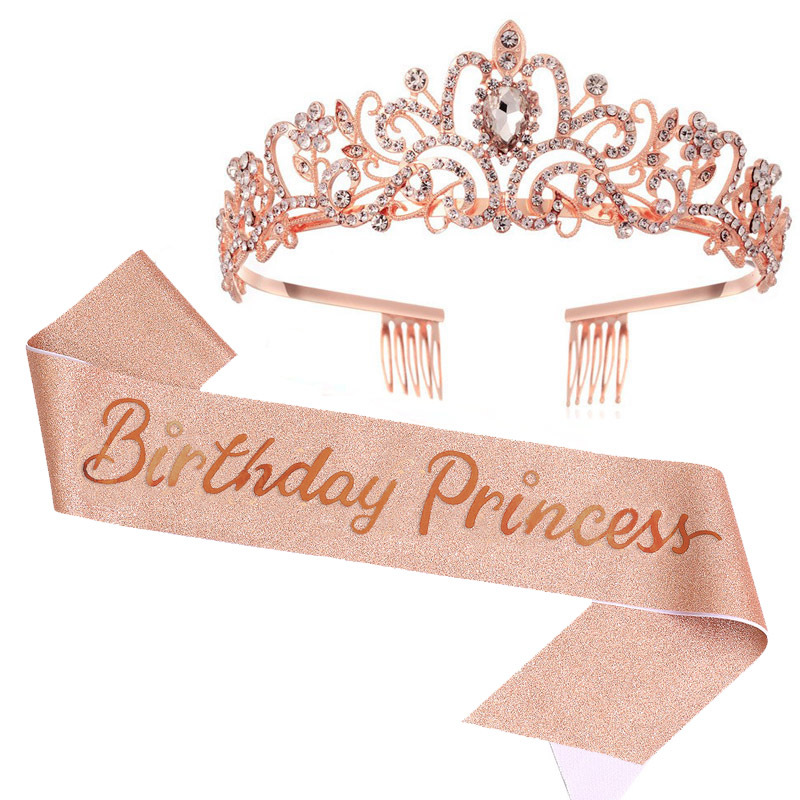 Rose Gold Crown Shoulder Strap