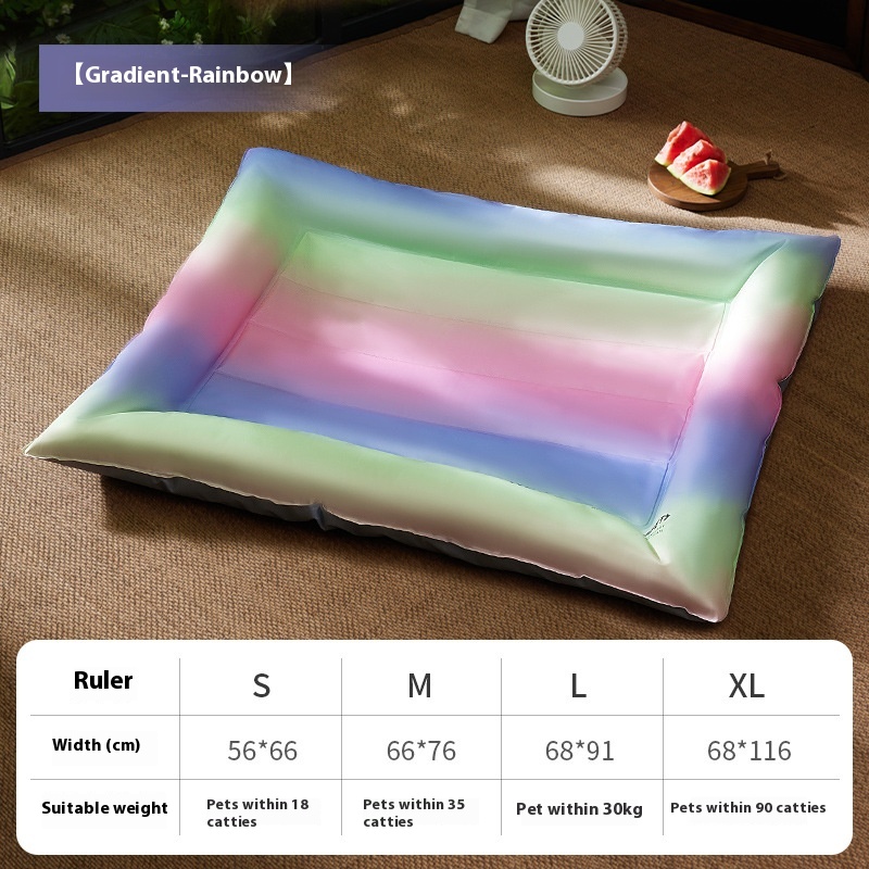 Rainbow Square Ice Mat