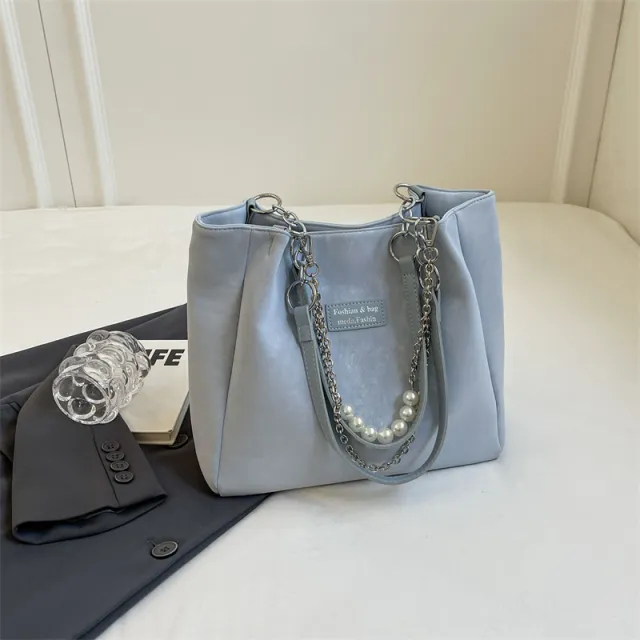 Women's Summer Fashion Capacity Tote Shoulder Bag Blue - Shop at LoveMi
