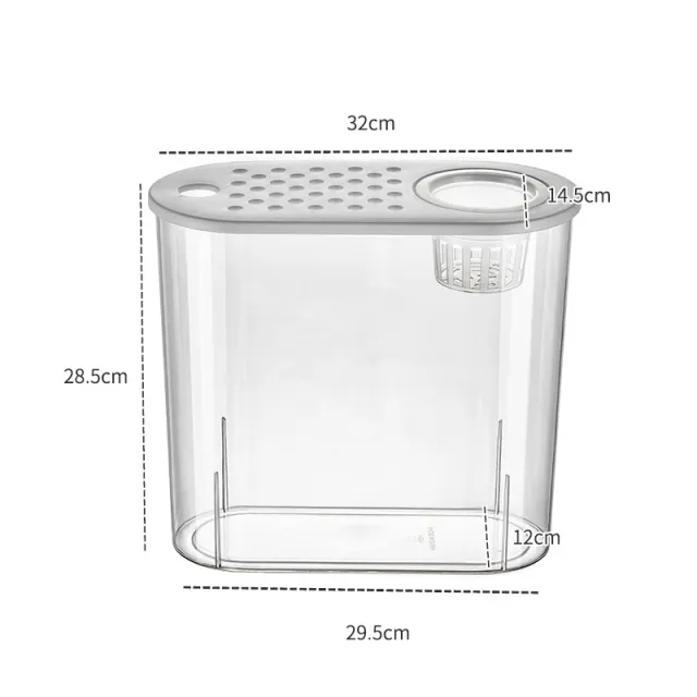 Acrylic Transparent Ecological Incubator Goldfish Tank Hydroponic Fish Tank - Shop at LoveMi