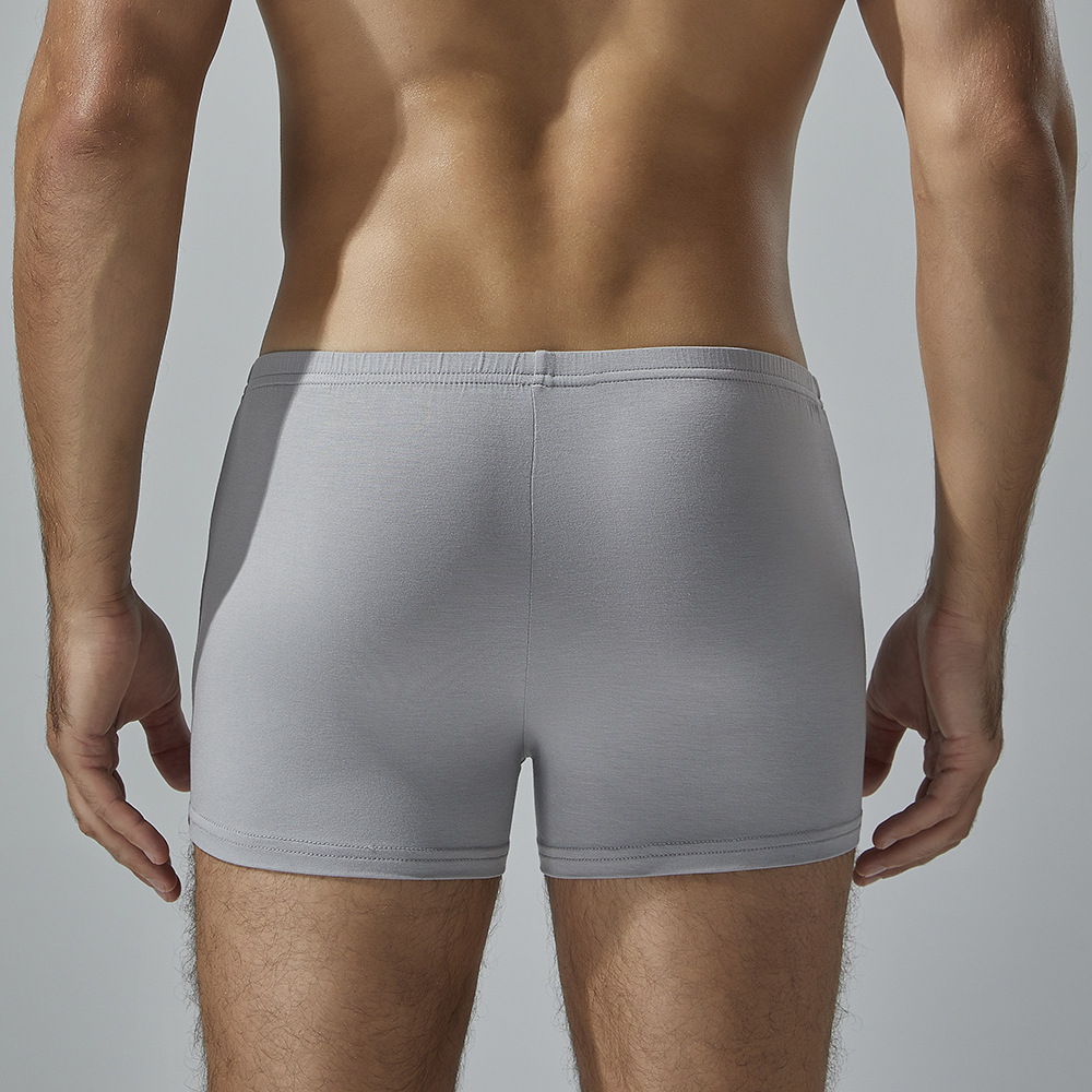 Title 13, Heren minimalistische effen kleur shorts met pl...