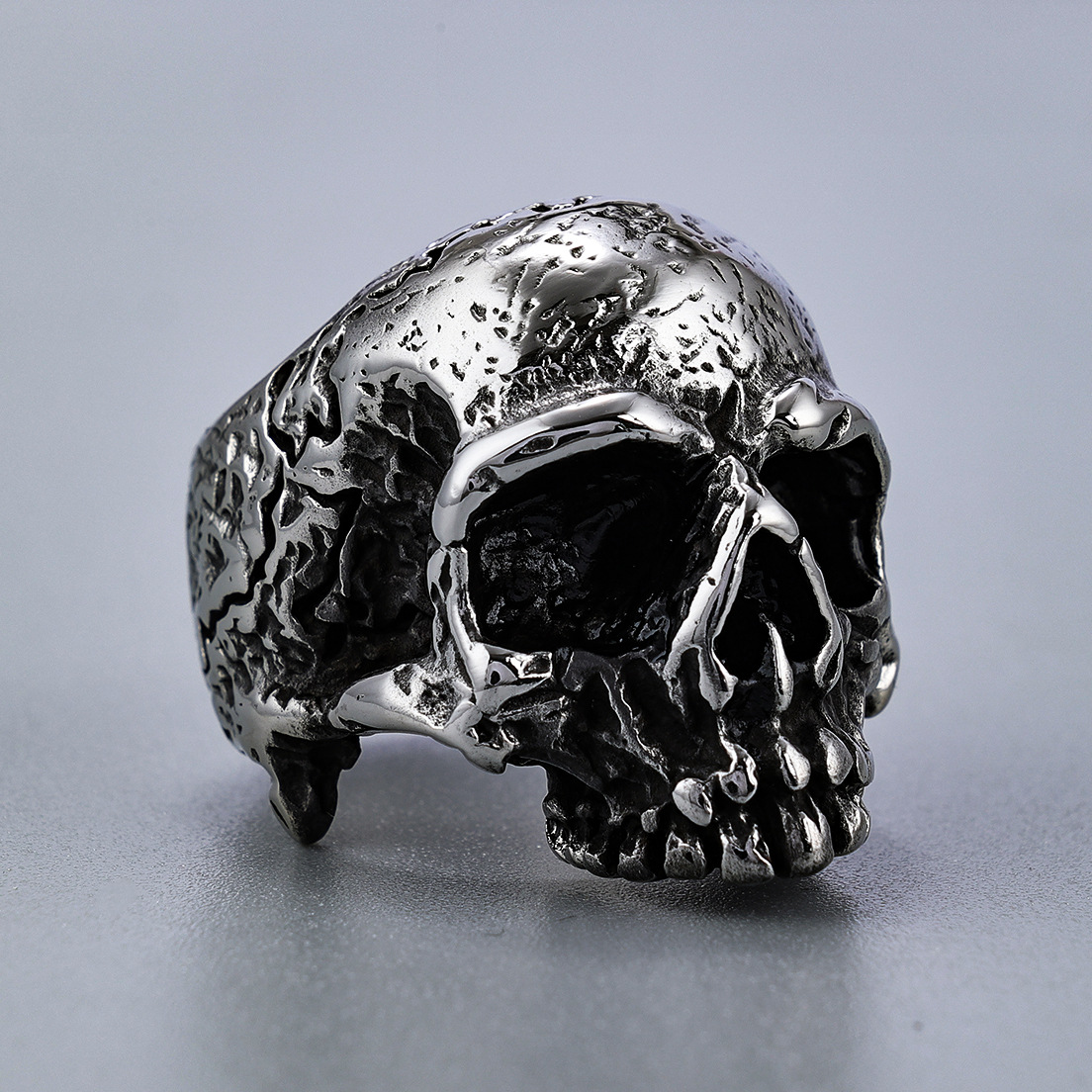 Personalized Stainless Steel Retro Punk Titanium Steel Ring